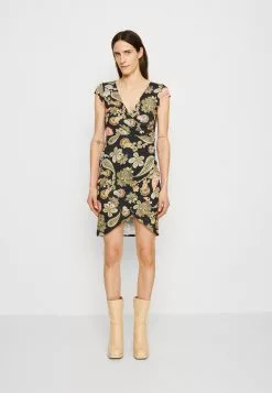 Anna Field Robe En Jersey - Black/Multi Coloured -Hauts Boutique 000879a5b9754ce9801a39da47c3abcd