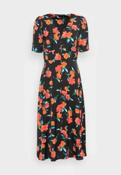 Anna Field Robe De Jour - Black /Red/Multi Coloured -Hauts Boutique 006c04d28c064a0e9bc6ab0d09931ab3