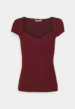 Anna Field T-Shirt Imprimé - Dark Red