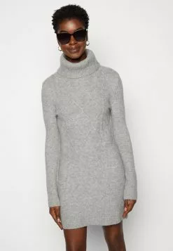 Anna Field Rollkragen Mini Strickkleid - Robe Fourreau - Grey -Hauts Boutique 03d39f07626c4c358d63d6d6fb93e20d