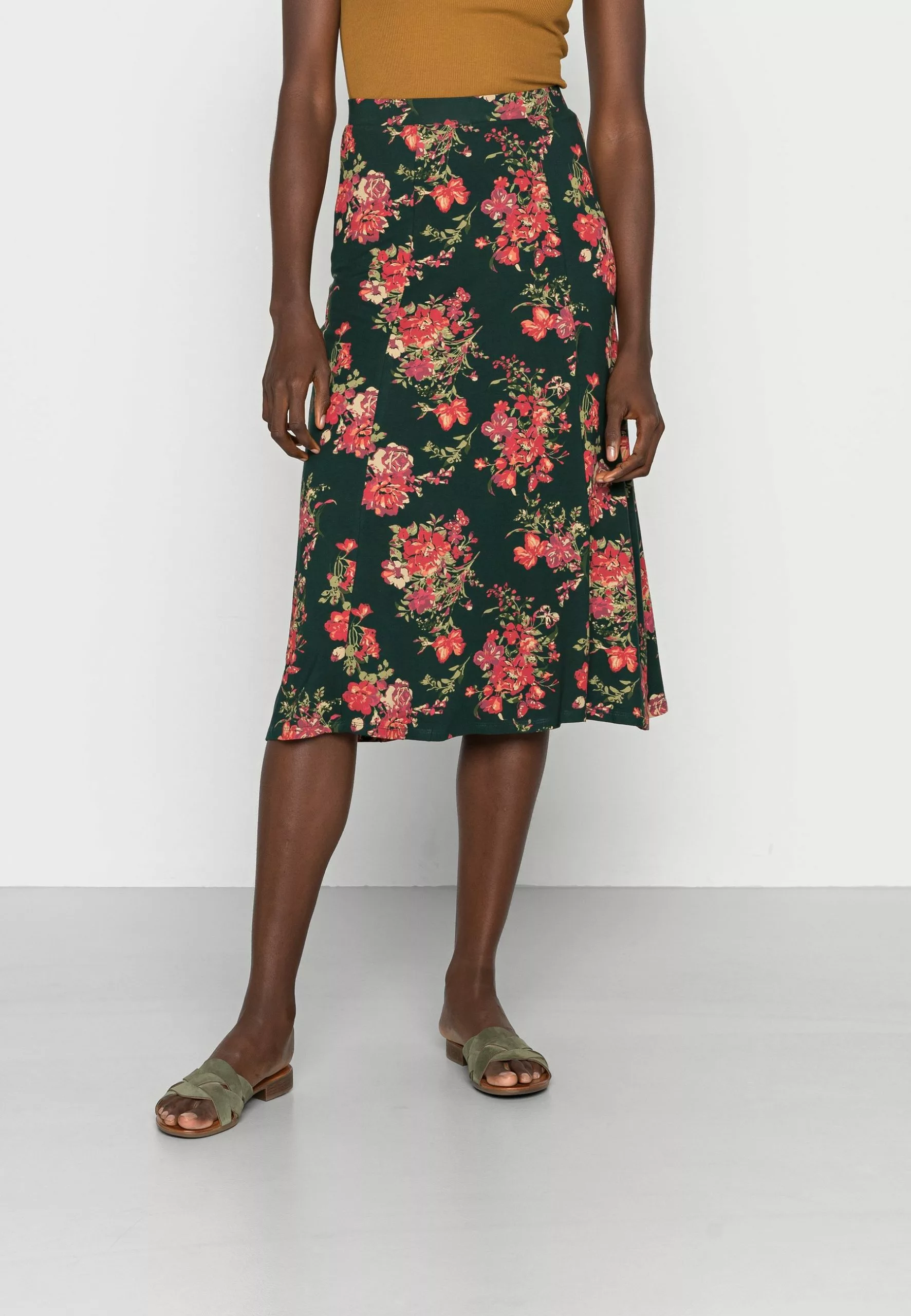 Anna Field Jupe Trapèze - Dark Green 1 Anna Field Jupe Trapèze - Dark Green