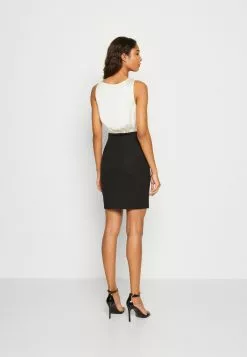 Anna Field Robe En Jersey - Off White/Black -Hauts Boutique 0486b8d796734832b89762bdf470ed8f