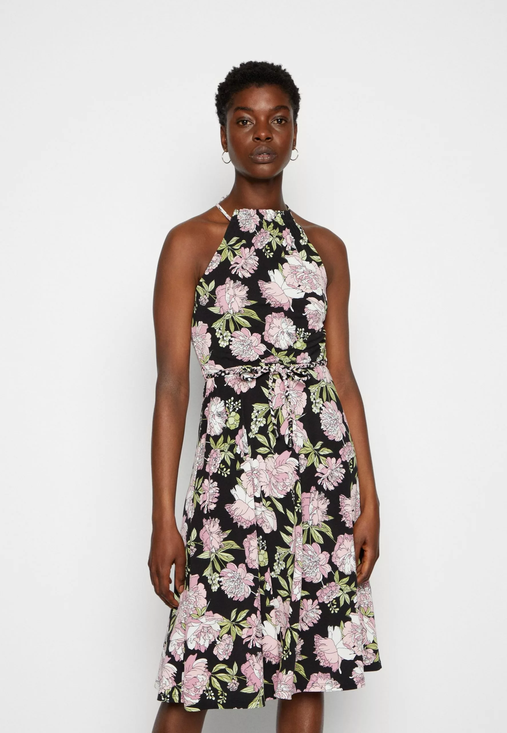 Anna Field Robe En Jersey - Black/Pink 1 Anna Field Robe En Jersey - Black/Pink