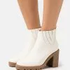 Anna Field Bottines À Talons Hauts - White