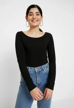 2Pack - T-Shirt À Manches Longues - Black/White 7 2Pack - T-Shirt À Manches Longues - Black/White -Hauts Boutique 11143436d466448f8a1e0124a20678b6