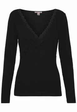 Anna Field T-Shirt À Manches Longues - Black -Hauts Boutique 144cc385e4e5482bb910a83c45045857