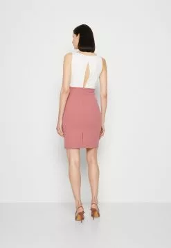 Anna Field Robe En Jersey - White/Pink -Hauts Boutique 15d37c1493914cb4a63dc360fdfd4523