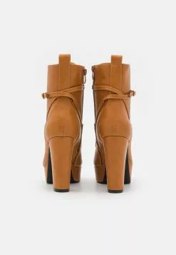 Anna Field Bottines À Lacets - Cognac -Hauts Boutique 1638604436354f019177efa0a2ce8e78