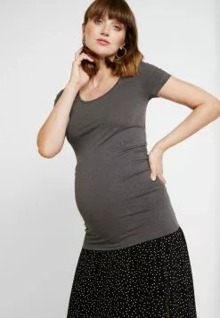 2 Pack - T-Shirt Basique - Dark Gray/Black -Hauts Boutique 18f88c666d4f4ae7af077ff0b0321187