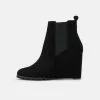 Anna Field Leather Winter Boot - Bottines À Talons Hauts - Black