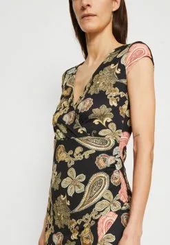 Anna Field Robe En Jersey - Black/Multi Coloured -Hauts Boutique 1d1339a0c9104cd2b8c74037671ad251