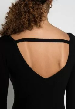 Anna Field Offener Rücken Bodycon Mini Strickkleid - Robe Fourreau - Black -Hauts Boutique 1e77fbe5821d4c448cad2c7c1537bd30