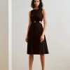 Anna Field Sleeveless Midi Dress - Robe De Jour - Black