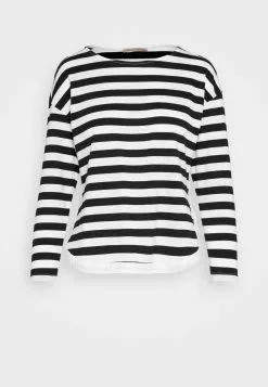Anna Field T-Shirt À Manches Longues - White/Black -Hauts Boutique 2744405db34f4c1baaa11d02d2503e98