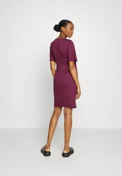 Sleeves Mini Dress - Robe En Jersey - Purple -Hauts Boutique 295f373aa41c42a98fed2ad8164f5c30