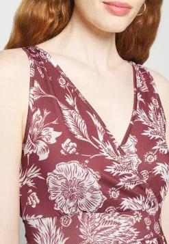 Anna Field Robe Longue - Bordeaux/Multi Coloured -Hauts Boutique 298ddd78d0654c43b78ef51d8e46b327