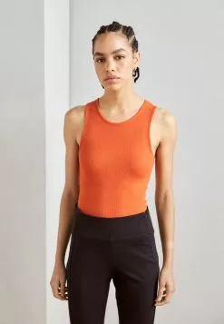 Anna Field 2 Pack - Débardeur - Orange/Black -Hauts Boutique 2e59b110ba6e4a05bd84d7dd7d030713