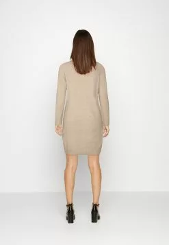 Anna Field Perkin Ausschnitt Mini Strickkleid - Robe Fourreau - Camel -Hauts Boutique 30478c26a2324ee4b8c409fa830fb55a