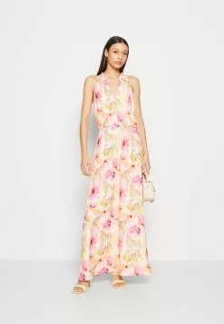 Anna Field Robe Longue - White/Pink -Hauts Boutique 305a784cb1bf4bffb6a79eb6f761dfb3