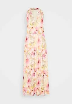 Anna Field Robe Longue - White/Pink -Hauts Boutique 312fc422821149db9cb0747cbabf344d