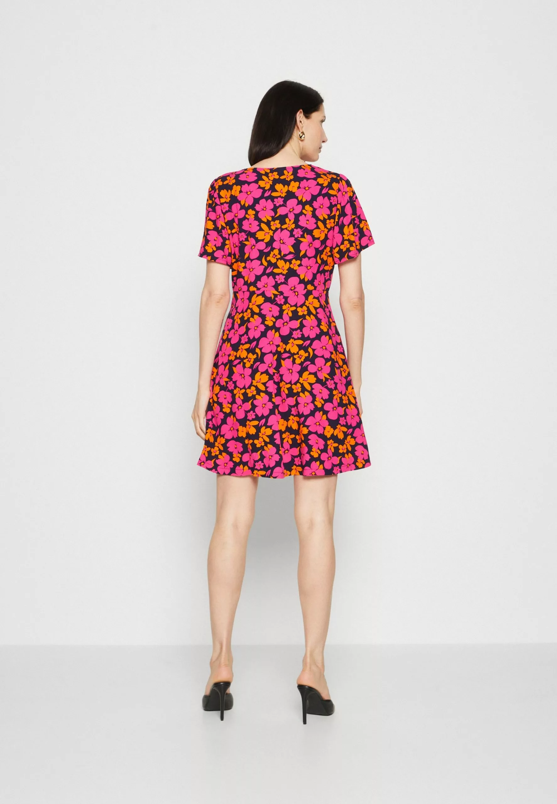 Anna Field Robe Chemise - Pink/Orange 3 Anna Field Robe Chemise - Pink/Orange – Image 3