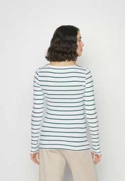 2 Pack - T-Shirt À Manches Longues - White/Dark Green -Hauts Boutique 33ac090b55804fdcaf7580d1e83dbca6