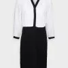 Anna Field Robe Chemise - Black/White