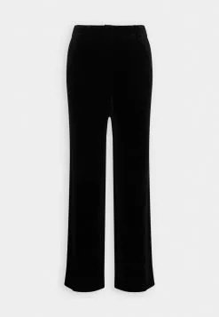 Anna Field Velvet Wide Leg Trousers - Pantalon Classique - Black -Hauts Boutique 3918c441a20844558a77bfbac5fdb8f9