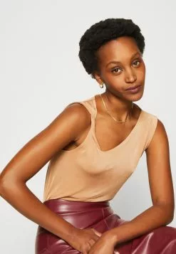 Anna Field Débardeur - Light Brown -Hauts Boutique 391cb3461b7240e5a422d676e7d843c2