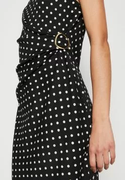 Anna Field Robe En Jersey - Black/White -Hauts Boutique 3b374f7751fc4e648a96e97244601959