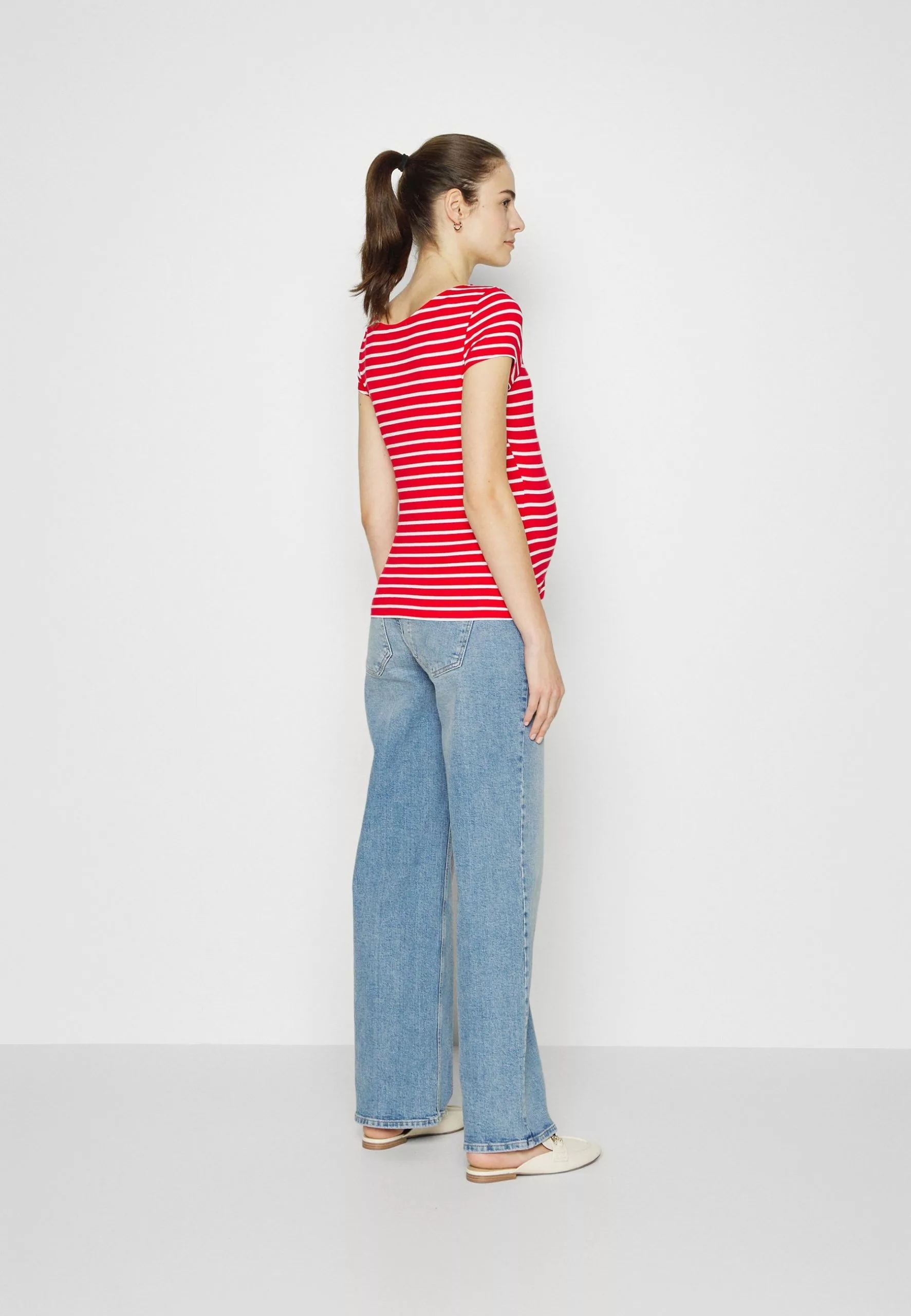 Maternity Double Layer Nursing - T-Shirt Imprimé - Dark Red / Multicoloured 3 Maternity Double Layer Nursing - T-Shirt Imprimé - Dark Red / Multicoloured – Image 3