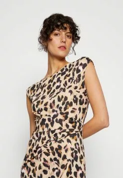 Anna Field Robe En Jersey - Black/Beige/Multi-Coloured -Hauts Boutique 3cde93bcfec3411ab84ec3bc3986580f