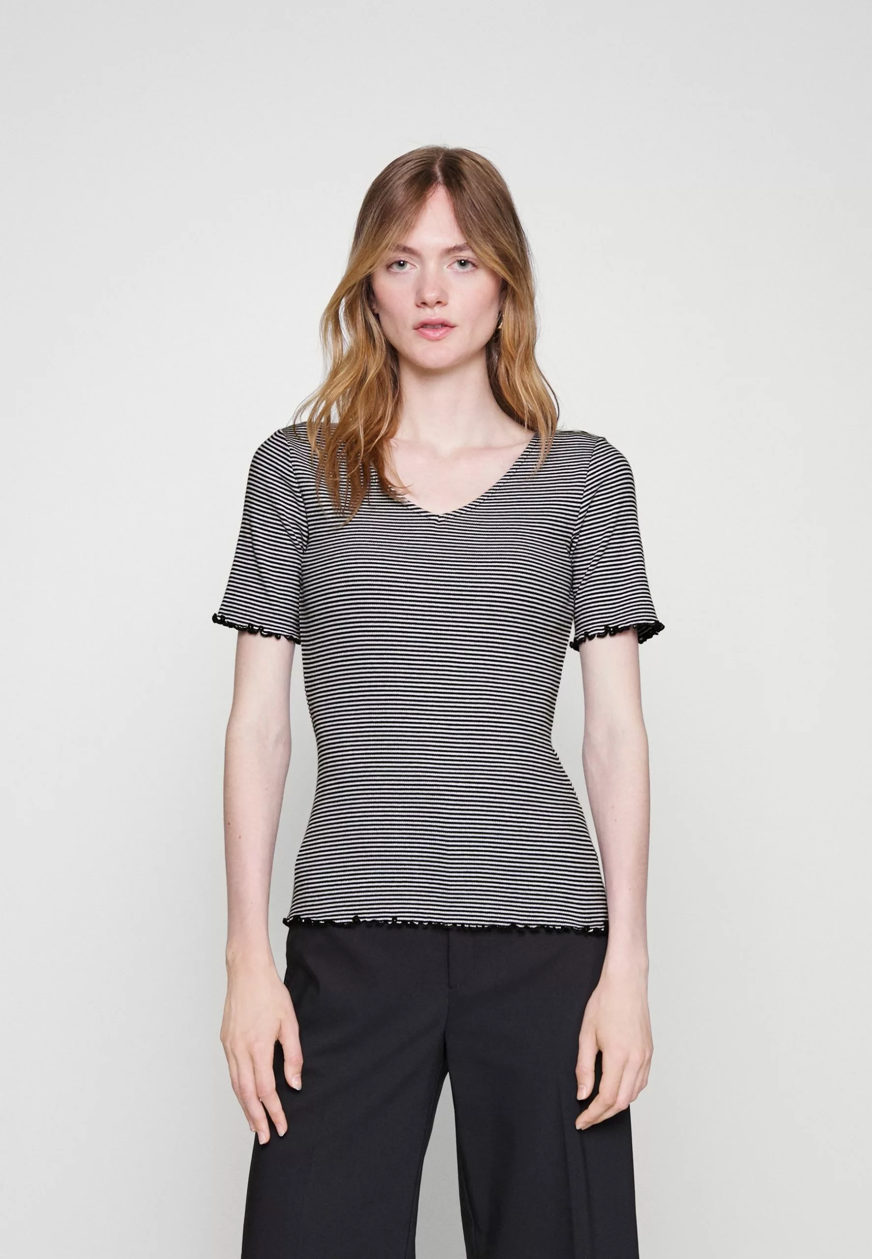 Anna Field T-Shirt Imprimé - White/Black 1 Anna Field T-Shirt Imprimé - White/Black