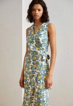 Anna Field Woven Wrap Dress - Robe De Jour - Multi/Green -Hauts Boutique 4051e7e7ebd543c5ba8dca2bb562ecc7