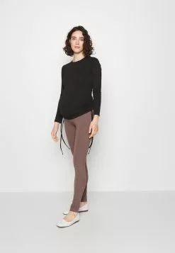 Leggings Maternity - Legging - Black - Mottled Dark Brown