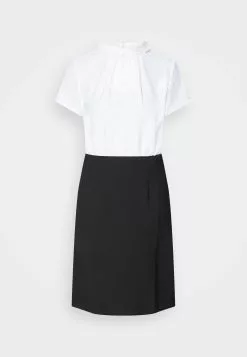 Anna Field Robe Fourreau - Black/White -Hauts Boutique 44560b9335ef4048bc9324f1ca423eb7