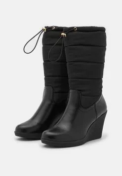 Anna Field Winter Boot - Bottes Compensées - Black -Hauts Boutique 44f1f15ed24b4bfe99b85edd67ffe9ed