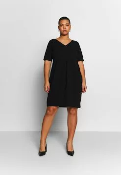 Basic Jersey Dress - Robe En Jersey - Black