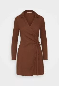 Anna Field Robe De Jour - Dark Brown -Hauts Boutique 475a2e27834c4a8db62b6226569e9d80