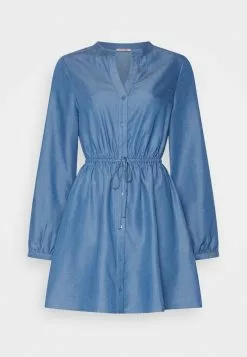Anna Field Robe Chemise - Blue -Hauts Boutique 48a61b7631ca43f7a5c5016cce4b160a