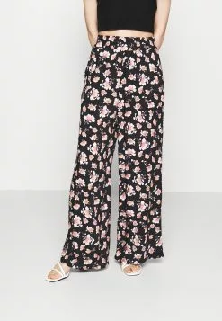 Summer Wide Legs - Pantalon Classique - Black