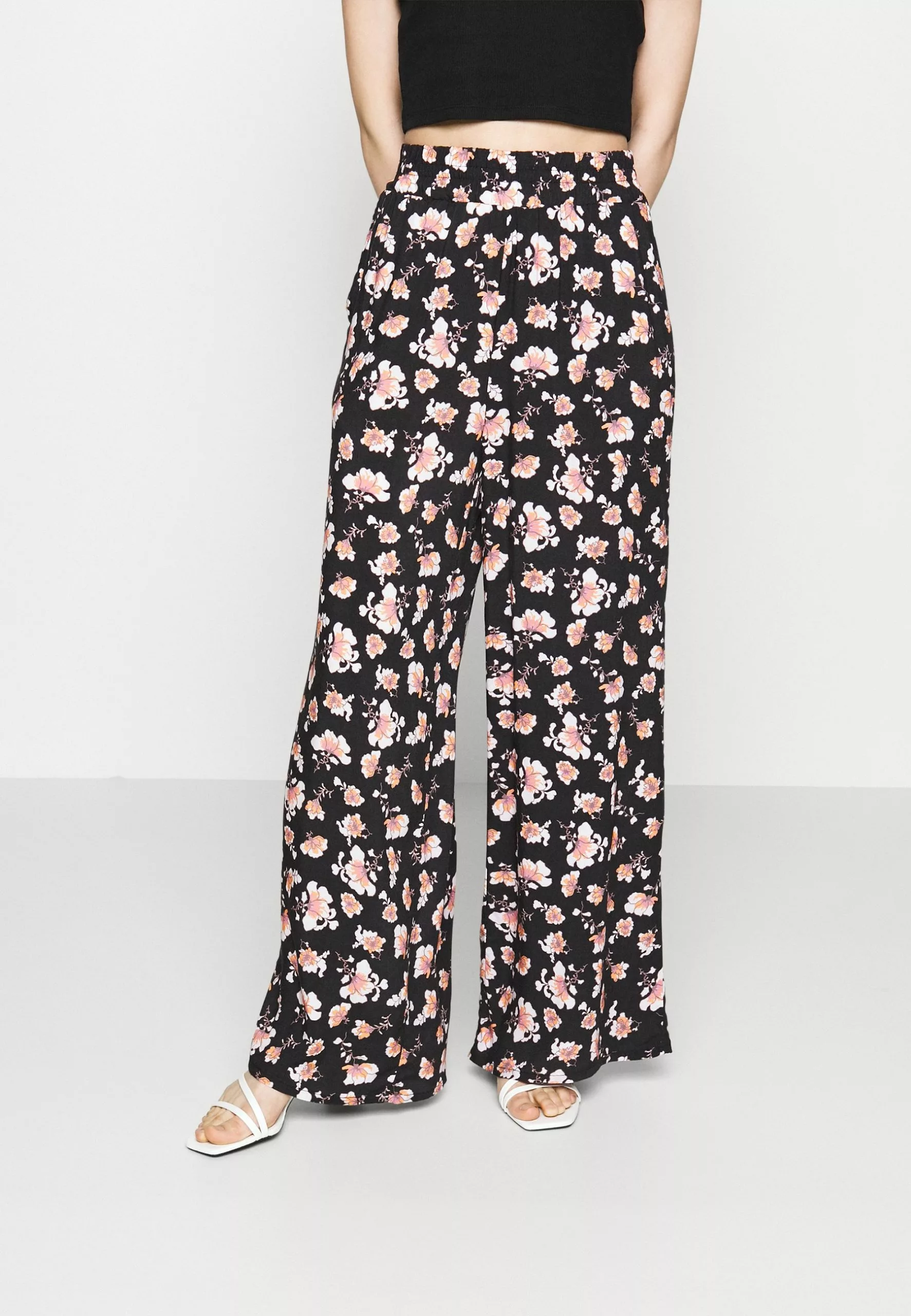 Summer Wide Legs - Pantalon Classique - Black 1 Summer Wide Legs - Pantalon Classique - Black