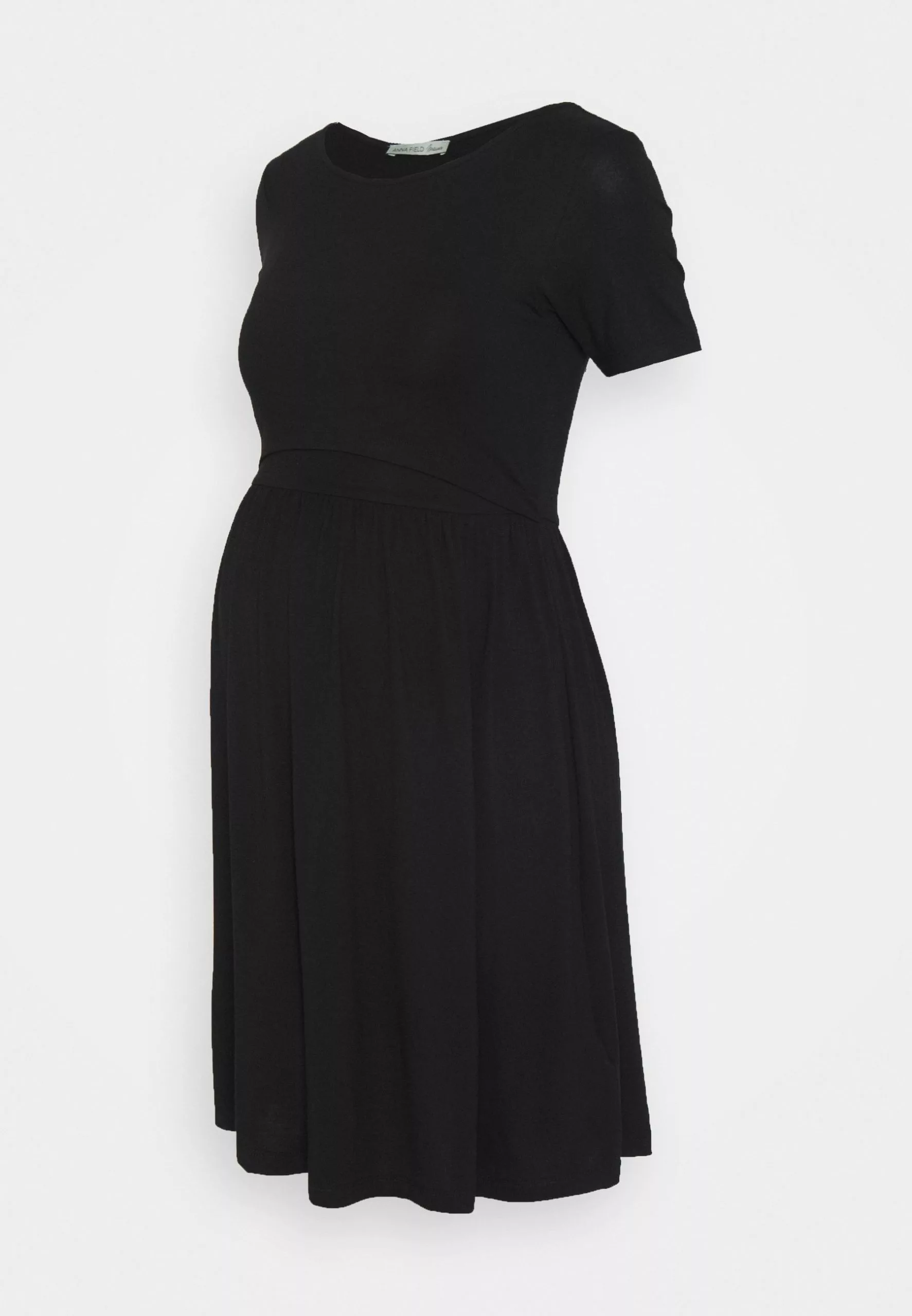 Nursing - Robe En Jersey - Black 1 Nursing - Robe En Jersey - Black