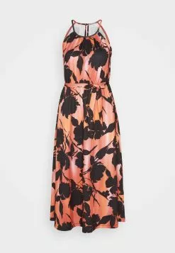 Anna Field Robe En Jersey - Black/Orange -Hauts Boutique 50cd106f00a54ef484b535e961c0a6fa