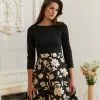 Anna Field Robe En Jersey - Black Gold