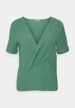 T-Shirt Basique - Dark Green -Hauts Boutique 58c74d369e754f9eb2bd682760d276b1