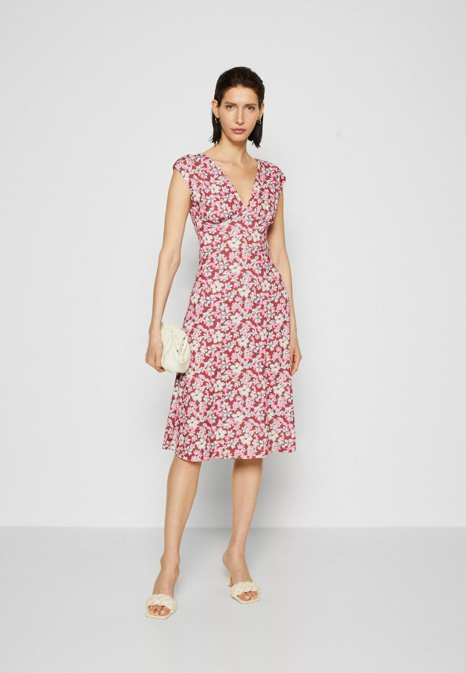 Anna Field Robe En Jersey - Brown/Beige/Pink 2 Anna Field Robe En Jersey - Brown/Beige/Pink – Image 2