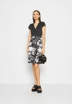 Anna Field Robe En Jersey - Black/Grey/White -Hauts Boutique 58fc482e0df143c5a222f6e44740224c