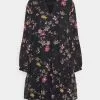 Anna Field Robe De Jour - Black/Pink