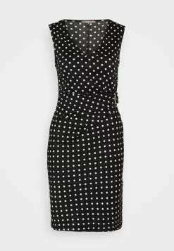 Anna Field Robe En Jersey - Black/White -Hauts Boutique 5b3f7cd08fa54abfad24027e46f784c6